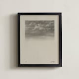 "Le Nuage (edition of 5)" - Rare Edition Art Print in Graphite by jinseikou - Framed