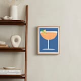 "Cocktail (edition of 5)" - Rare Edition Art Print in Citrine by Elliot Stokes - In a Room