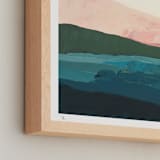 "Santa Cruz Seascape (edition of 5)" - Rare Edition Art Print in Seashore by Caryn Owen - Numbered