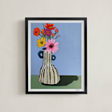 "Marigold (edition of 5)" - Rare Edition Art Print in Marigold by Nicole Simms - Framed