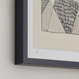 "Sharing Lights (edition of 5)" - Rare Edition Art Print in Slate by Catilustre - Numbered