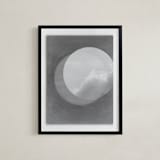"Eclisse (edition of 5)" - Rare Edition Art Print in Shadow by jinseikou - Framed
