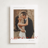 "Sprinkled Hearts" - Valentine's Day Cards in Cotton by Stacey Meacham - Front