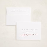 "Sprinkled Hearts" - Valentine's Day Cards in Cotton by Stacey Meacham - FREE Recipient Addressing