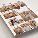 "Stamped Heart" - Valentine's Day Cards in Chiffon by Blustery August - Detail