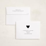 "Stamped Heart" - Valentine's Day Cards in Chiffon by Blustery August - FREE Recipient Addressing