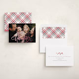 "Valentine Lettering" - Valentine's Day Cards in Silk by Erin German - Assembled