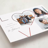 "Lovely Collage" - Valentine's Day Cards in Linen by Robert and Stella - Detail