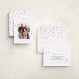 "Little Hearts" - Valentine's Day Cards in Berries by Pixel and Hank - Assembled