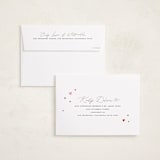 "Little Hearts" - Valentine's Day Cards in Berries by Pixel and Hank - FREE Recipient Addressing