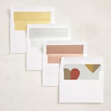 "Tiny Hearts" - Valentine's Day Cards in Muted by Sumak Studio - Envelope Liner Options