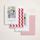 "wavy border" - Valentine's Day Cards in Ballet Slipper by Baumbirdy - Back of Card Options