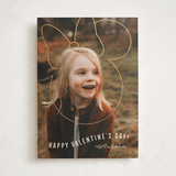 "Disney Minnie Mouse let's shine bright" - Valentine's Day Cards in Poppy by Leia Matt - Front