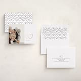 "Minimal XO" - Valentine's Day Cards in Pearl by Iveta Angelova - Assembled
