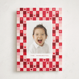 "Check Heart" - Valentine's Day Cards in Ruby by Hudson meet Rose - Front