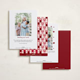 "Check Heart" - Valentine's Day Cards in Ruby by Hudson meet Rose - Back of Card Options