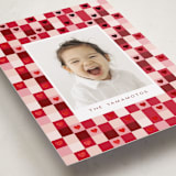 "Check Heart" - Valentine's Day Cards in Ruby by Hudson meet Rose - Detail