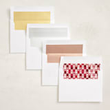 "Check Heart" - Valentine's Day Cards in Ruby by Hudson meet Rose - Envelope Liner Options