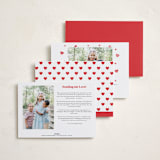 "love period" - Valentine's Day Cards in Cotton by Stacey Meacham - Back of Card Options