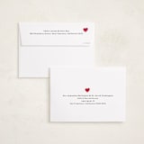 "Tiny painted hearts" - Valentine's Day Cards in Cherry by Teju Reval - FREE Recipient Addressing