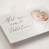 "Meet our New Valentine" - Valentine's Day Cards in Blush by Stacy Maalouf - Detail