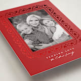 "Fancy Frame" - Valentine's Day Cards in Cherry by Laura Hankins - Detail