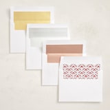 "Fancy Frame" - Valentine's Day Cards in Cherry by Laura Hankins - Envelope Liner Options