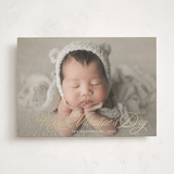 "Lovely Script" - Valentine's Day Cards in Cloud by Jackie Crawford - Front