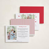 "Lovely Script" - Valentine's Day Cards in Cloud by Jackie Crawford - Back of Card Options