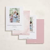 "Heart Outline: Portrait Foil Framed Photo" - Valentine's Day Cards in Snow by Itsy Belle Studio - Back of Card Options