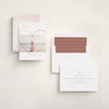 "Heart Outline: Portrait Foil Framed Photo" - Valentine's Day Cards in Snow by Itsy Belle Studio - Assembled