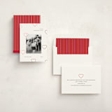 "lovely contours" - Valentine's Day Cards in Heart by Sumak Studio - Assembled