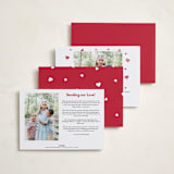 "Small Hearts" - Valentine's Day Cards in Sugar by Meggy Masters - Back of Card Options