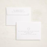 "Heart" - Valentine's Day Cards in Sugar by Hudson meet Rose - FREE Recipient Addressing