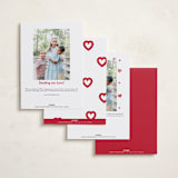 "Love Heart" - Valentine's Day Cards in Rose by Angela Garrick - Back of Card Options