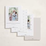 "Triple Photo Valentine" - Valentine's Day Cards in Linen by Kristin Oliversen - Back of Card Options