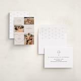 "Triple Photo Valentine" - Valentine's Day Cards in Linen by Kristin Oliversen - Assembled