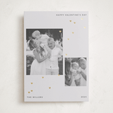 "minimal tiny hearts" - Valentine's Day Cards in Mist by Sumak Studio - Front