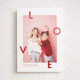 "Valentine Vibes" - Valentine's Day Cards in Cherry by Megan Cash - Front