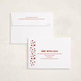 "Valentine Vibes" - Valentine's Day Cards in Cherry by Megan Cash - FREE Recipient Addressing