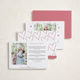 "Corner Heart" - Valentine's Day Cards in Opal by Emily Betts - Back of Card Options