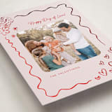"Floral Love Border Charm" - Valentine's Day Cards in Crepe by Kartika Paramita - Detail