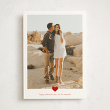 "Minimal heart" - Valentine's Day Cards in Strawberry by Stacey Meacham - Front