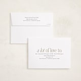 "A lot of love" - Valentine's Day Cards in Marshmallow by Heather Schertzer - FREE Recipient Addressing