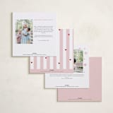 "Confetti Hearts" - Valentine's Day Cards in Petal by Angela Garrick - Back of Card Options