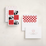 "Heart Grid" - Valentine's Day Cards in Love by Ilene Guy - Assembled