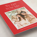 "Love to be Late" - Valentine's Day Cards in Apple by Jackie Crawford - Detail