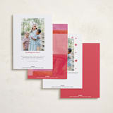 "Biggest Heart" - Valentine's Day Cards in Cherry by Pixel and Hank - Back of Card Options