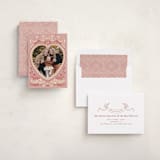 "Vintage Heart" - Valentine's Day Cards in Dusty Rose by Jenna Holcomb - Assembled