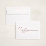 "Clipped" - Valentine's Day Cards in Rose by Paula Pecevich - FREE Recipient Addressing